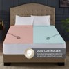 California King Heated Mattress Pad with Dual Control, 100% Cotton