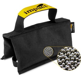 Impact Saddle Shot Bag - 5 lb Weight Bags for Light Stand Photography Video Equipment, Heavy Duty Saddlebag for Backdrop Stand, Photo Tripod, Canopy, Pop up Tent - Water-Resistant (Steel Balls Inside)