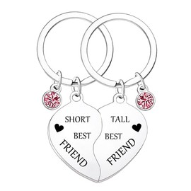 Nfyxcaz 2PCS Friendship Gifts for Women Friend Keyring for Women Friend keychain Bestie Gifts Christmas Birthday Gifts for Friends