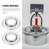 Uonlytech 10pcs Fire Sprinkler Cover Plate 3/4 Inch Sprinkler Escutcheon