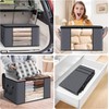 EvanGrinzia 6 Pack Clothes Storage Bag, Foldable Storage Bin Closet
