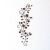 mty3944 Wall Decor, Art Panel, Iron Wall Decor, Rose Vine