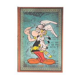 Kalendarz Paperblanks 2025 Asterix The Gaul Midi tygodniowy VER: tydzień na dwóch stronach, zamykany na gumkę, Papier 100 GSM