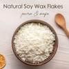 CHILLFLAME Soy Wax Flakes, Natural Candle Wax, Organic Soy Wax