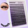 GGOKOK Lash Clusters Kit Wispy Lash Extension Kit 10-18mm Cluster