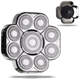 9D Blade Replacement Heads, Shaver Replacement Blades, Head Shavers for Bald Men, Shaver Head Replacement, Stainless Steel Rotary Blades for Electric Head Razor