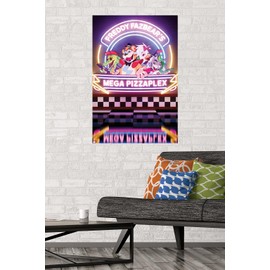 Five Nights at Freddy's: Security Breach - Mega Pizzaplex - Poster - Premium Unframed Version, 22x34