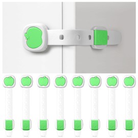 Safety for Kids Doors, Safety Lock for Babies, Drawers, Locks for Cabinets, Doors and Windows, Refrigerator, Kids, Safety Lock with Adjustable, No Drilling with Strong