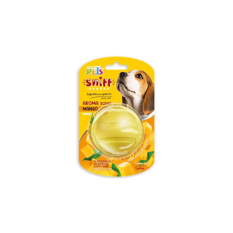 Fancy Pets Pelota para Perro con Aroma a Mango Juguete