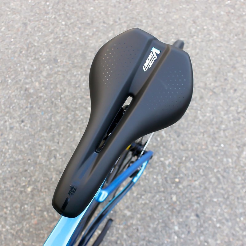 INTERMAX Fahrradsattel mit Komfortloch, wasserdicht, weiche Polsterung, für Mountainbikes und