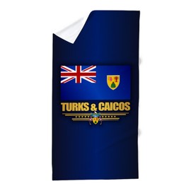 CafePress Turks and Caicos 30"x60" Absorbent, Soft Beach Towel