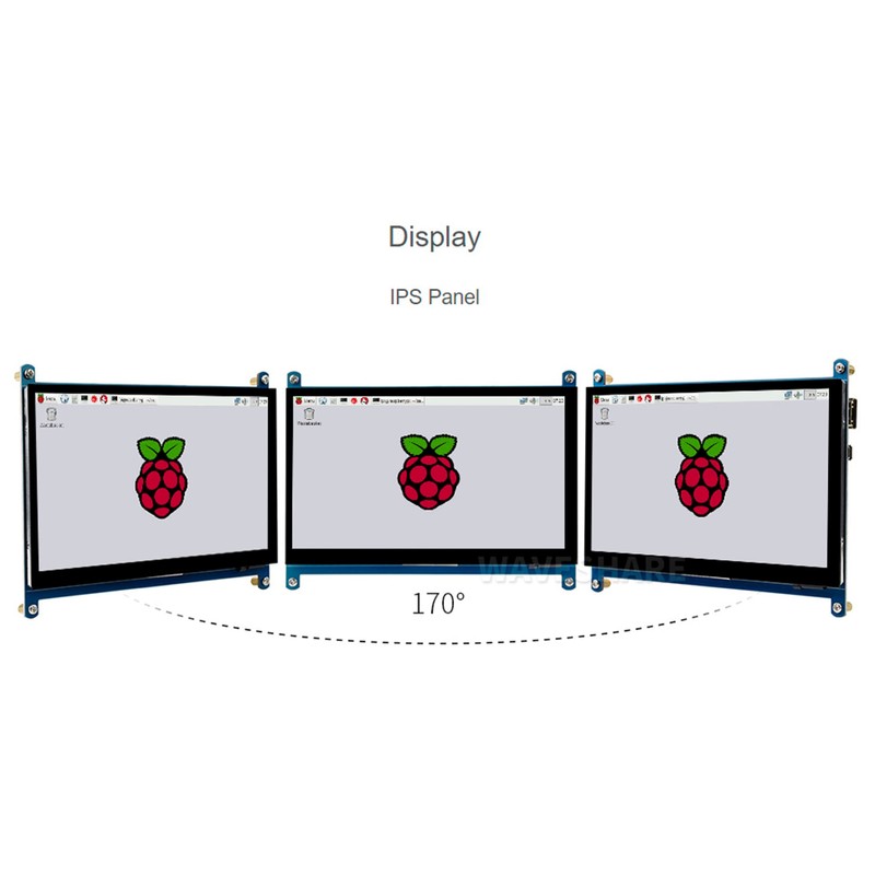 waveshare 7inch HDMI LCD IPS Capacitive Touch Screen 1024×600 Display