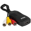 RCA RCA Composite Adapter, Black 7.60" x 4.90" x 1.00"