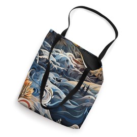 Luminary Creation Winter Scene Design Tote Bag
