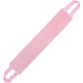 Healvian Banda Aplicadora de Bronceado Espalda de Fibra Rosa Que Distribuye Loción de Manera Uniforme y Llega a Zonas Difíciles Bronceado
