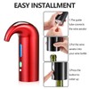 Higfra Electric Wine Aerator Pourer, Wine Decanter Pump Dispenser Set