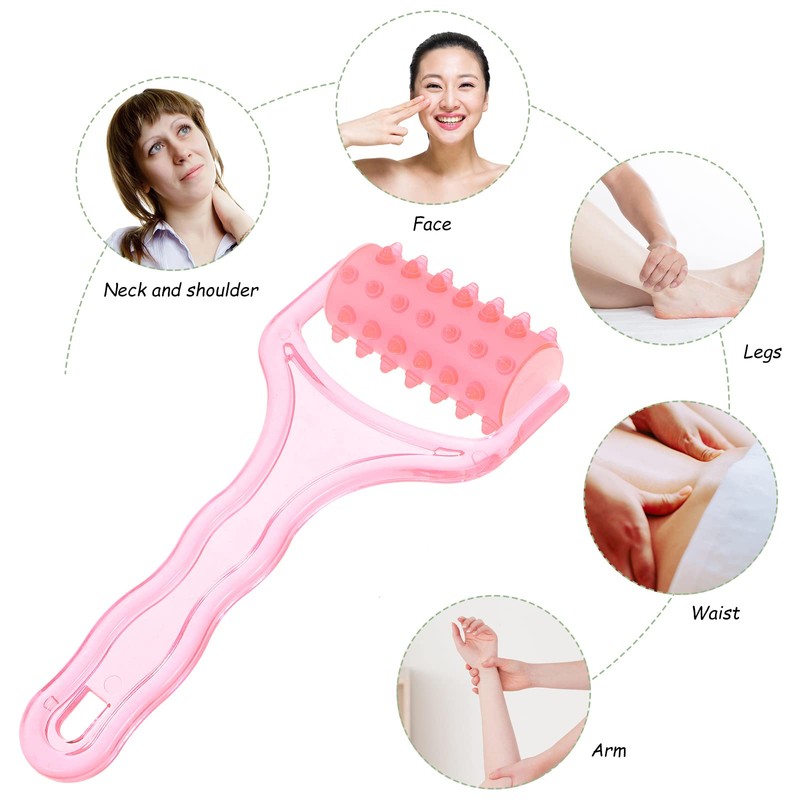 Healifty Massage Roller Gesicht Körper Massagegerät Cellulite Hautstraffung Massage mit