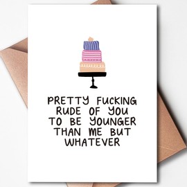 Hqulpr Funny Birthday Card For Women, Sister, Bestie, Friend, Coworker - Greeting Card