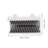 Operitacx Bathroom Hair Catcher Wall Mounted Reusable Shower Hair Trap