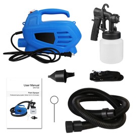 MATONELL 800ML Paint Sprayer 650W Paint Sprayer 800ML/ Minimum Output HVLP Oil Primer Water Sprayer with 3 Spray Patterns Motor with Removable Container
