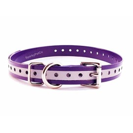 Replacement Strap for SportDOG Collars - 3/4" Wide Ultra-Durable Dog E-Collar Replacement for Training, Bark, Shock, Electric, and GPS Collars - 28" Adjustable Length SportDOG (Reflectie Purple)