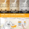 VANoopee 3-Color Zoomable LED Ceiling Spotlight Flush Mount Adjustable Spotlight