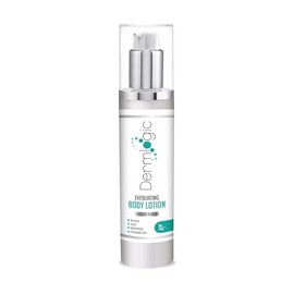 Dermlogic Locion corporal exfoliante - 12% acido lactico locion corporal. Proporciona una exfoliacion suave e hidratacion inmediata para reparar condi