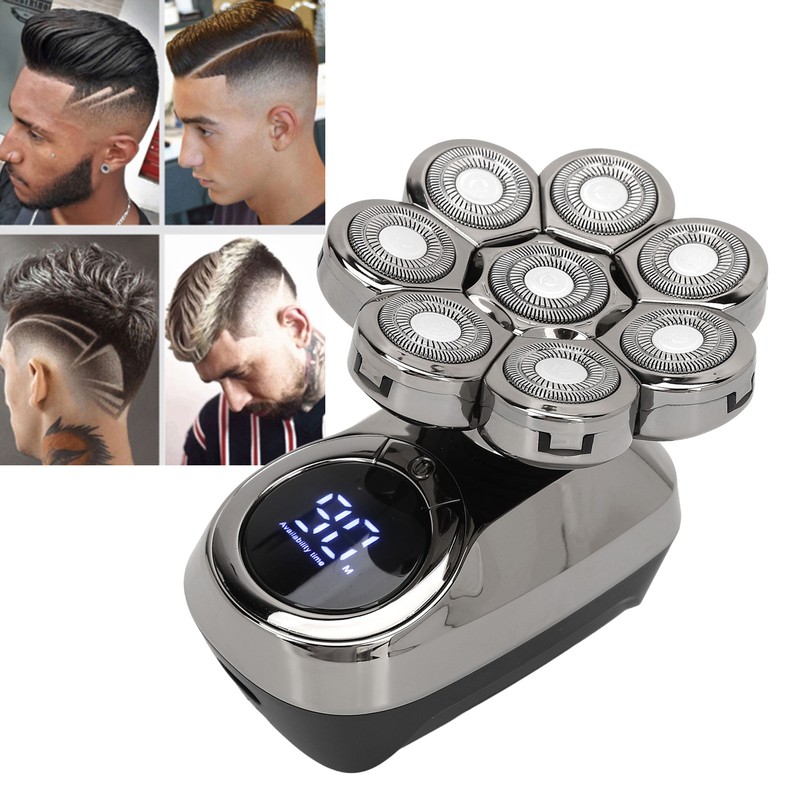 Multifunctional Electric Shaver Digital Display USB Charging Upgraded Dual Blade