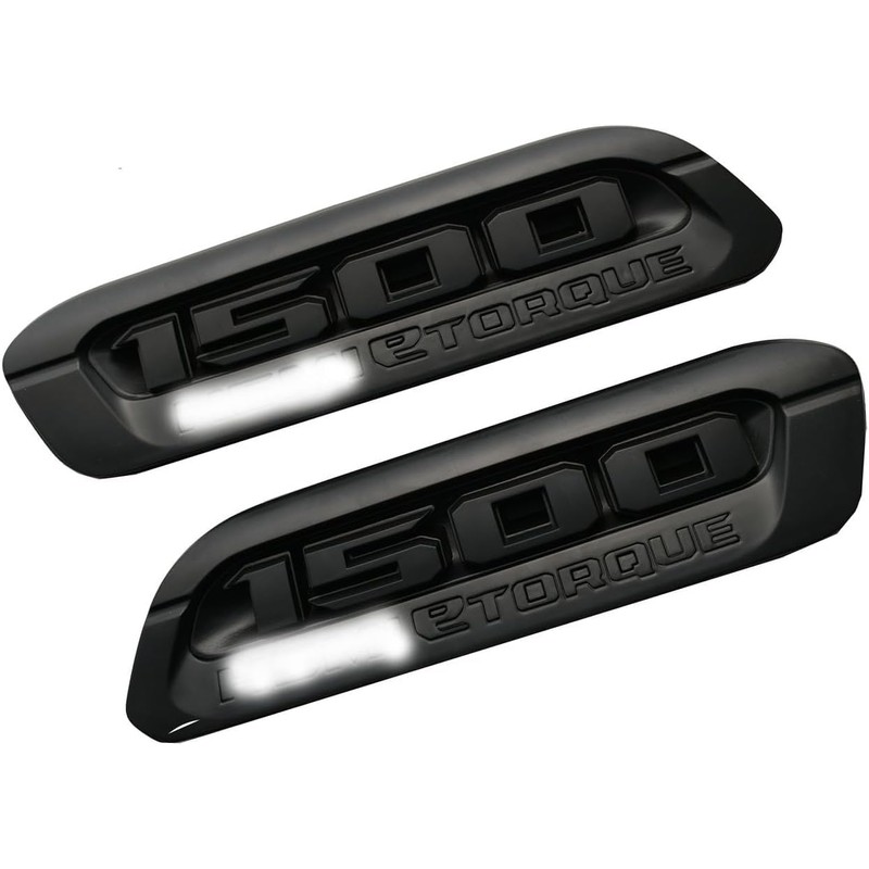 Pair Set 1500 Etorque Exterior Badges Emblems Hood Left Right