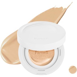 Parnell - Cicamanu Serum Cushion - Moisturizing Foundation for Soothing, Coverage, Glass and Lightweight for Sensitive and Dry Skin Pearl Skin (0.52 Fl Oz) (23W) Warm Sand 15g