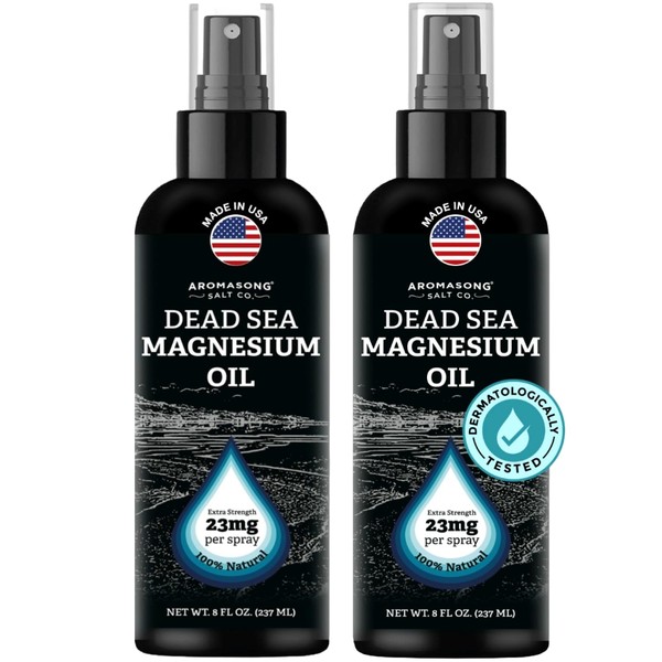Aromasong Extra Strength Ultra-Pure Magnesium Spray | 2-Pack | (23mg