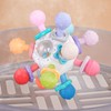 Baby Hand Rattle Toy Colorful 12 Teething Balls Gum Massage