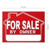 5 Pack 12x16 For Sale By Owner Yard Plastic Sign