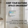 Touch-Free 3 x 10 fl.oz. Shower Shampoo Dispenser Wall Mount