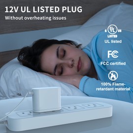 ASOKO Dimmable Led Under Cabinet Lighting for Kitchen - 6 Pcs 12 inches Linkable Led Counter Light Bars, Cold White 5000K,DC24V,18W