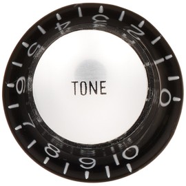 SCUD Hat Knob, Metal Top, Tone, Millimeter Black/Silver Cap KB-130T