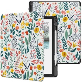 MoKo Case for 11" Kindle Scribe 3rd & Scribe Colorsoft 2025, Flowers
