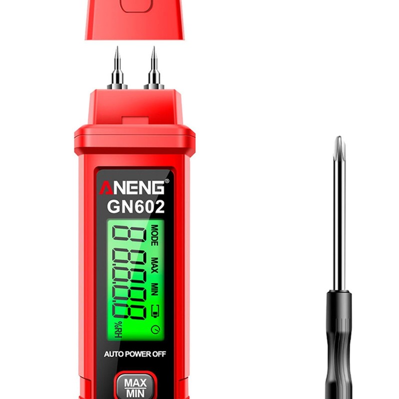 Milageto Handheld Wood Moisture Meter,Intelligent Moisture Tester Accurate, Digital Building