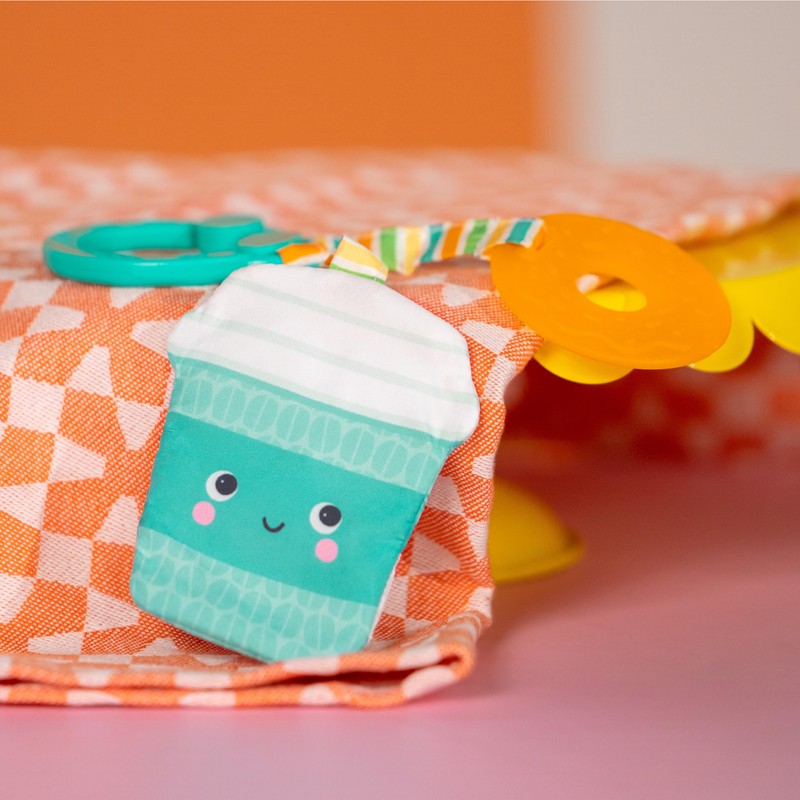 Bright Starts, Baby Teether Ring, Perfect Pair 2-in-1 Teether Toy