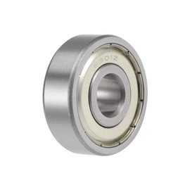 TOP-VIGOR 1Pcs 6200ZZ Deep Groove Ball Bearings, Z2 25mm x 52mm x 15mm Double Sealed Industrial Bearings, Chrome Steel Skateboard Bearings for Electrical Instrument Equipment