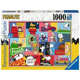 Ravensburger Puzzle 17539 Peanuts Moments 1000 Pieces Snoopy Puzzle for Adults and Children from 14 Years