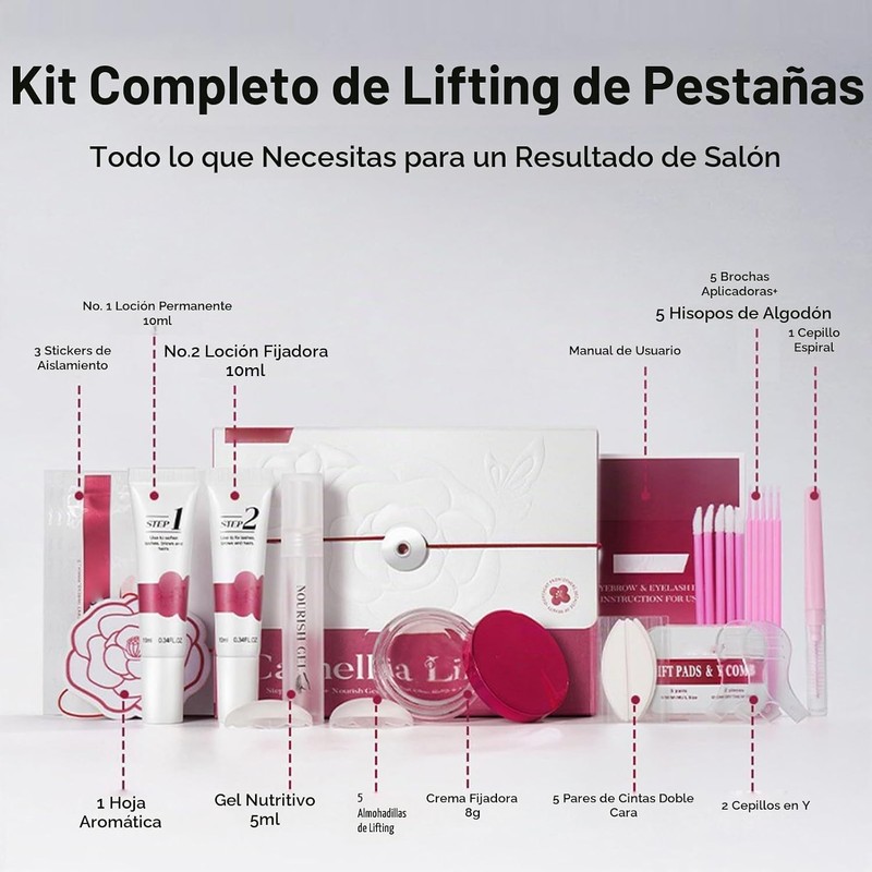 Yinhing Kit Elevador de Pestañas, Kit Profesional para Permanente de