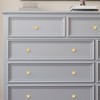 RZDEAL 2pcs Solid Brass Cabinet Knobs Pulls Cabinet Drawer Dresser