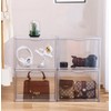 ZLLZUU Purse Organizer for Closet, 5 Pack Clear Acrylic Display