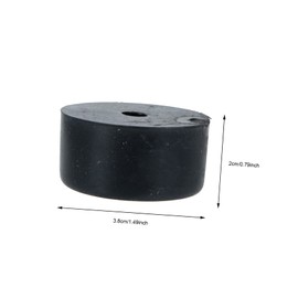 KONTONTY 8pcs Speaker Spike Pad Kit Sound Deadening Mat for Amplifier Speaker Base Protector Rubber Material Feet