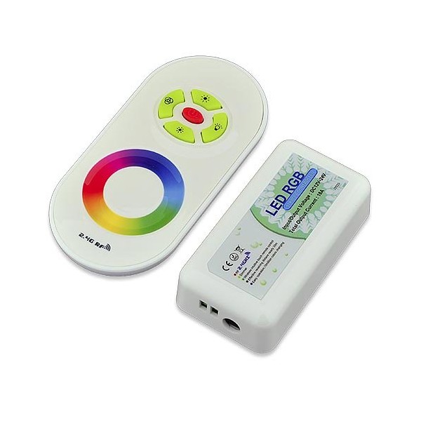LEDwholesalers Radio Frequency Color Changing Remote Controller for RGB LED Strips and Modules, 3334RGB