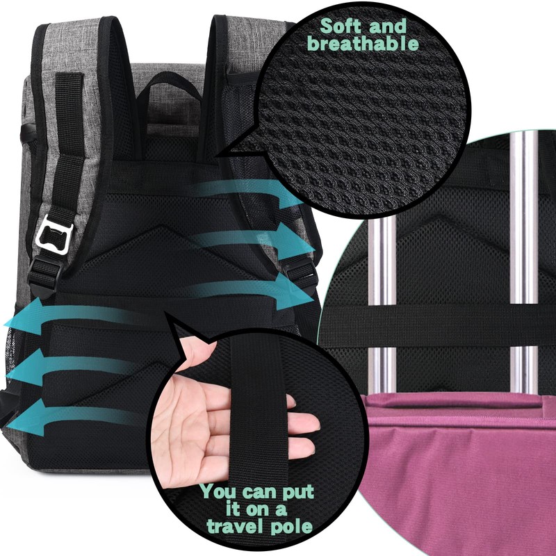 BAGLHER Cooler Backpack, Leakproof 30 Cans Insulated Soft Cooler Bag,