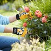 OIZEN Cowhide Leather Thorn Proof & Puncture Resistant Gardening Gloves