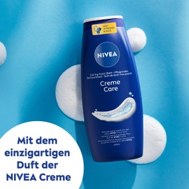 NIVEA Creme Care Nourishing Bubble Bath, Nourishing Bath Additive with Relaxing Fragrance, Skin-Protecting Relaxation Bath for a Pampered Skin Feeling (650 ml)