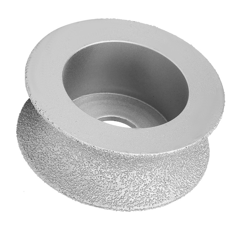 7.3cm Brazed Diamond Grinding Wheel Concave Abrasive Wheel for Stone